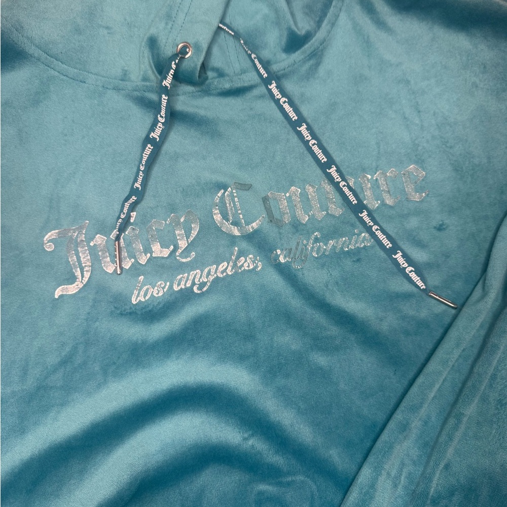 Juicy Couture Turquoise Velour Pants